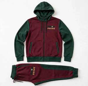 Chándal Unisex de Forro Polar Sólido con Capucha para Invierno, Corte Holgado para Días Fríos, Entrenamiento, Viajes y Uso Diario Informal - Product Image 4