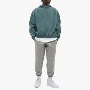 Sudadera con Capucha Personalizada de Lujo Estilo Urbano, Verde Claro, Lavado Ácido, Felpa Francesa, Gruesa, Sin Cordones, Nueva Moda 2026 - Product Image 6