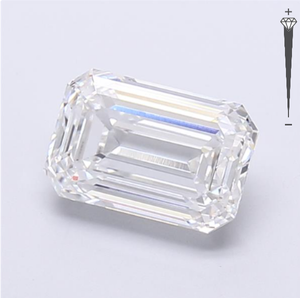 Diamante Cultivado en Laboratorio con Certificación IGI, Corte Esmeralda de 3.71 CT, Color D, Claridad VVS2, CVD LG 780618876 ROYAL GEMS para Joyería - Product Image 3