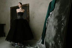 ENZO & LEO 2025 Colección Black Peaks DressHigh-End Midi Vestido de fiesta de lujo para cóctel Vestido Cintura natural de Vietnam - Product Image 3