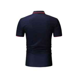 Collection de chemises décontractées pour hommes de qualité supérieure, séchage rapide, manches courtes, mélange polyester/coton - Product Image 6