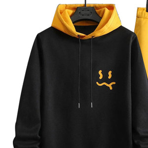 Top Trendy Sweatsuits Manufacturer Designer High Quality Heavyweight Blank Hoodies And Baggy <b>Sweatpants</b> <b>Set</b> Tracksuit For Men - Product Image 5