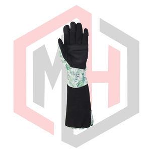 Gants de travail en cuir de vache à manches longues, gants de sécurité pour le jardinage, usage général, anti-chaleur, antidérapants, anti-coupures, sans silicone - Product Image 3