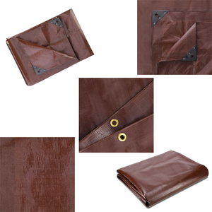 Bâche en PE multicolores, imperméable, coupe-vent, anti-UV, écologique, résistante aux déchirures, pour extérieur, sur mesure - Product Image 5