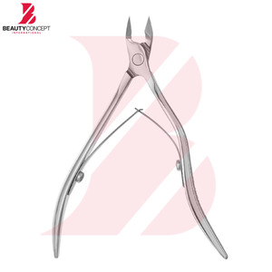 2026 Silver Color New Arrival Best Supplier Manicure Pedicure Tool Sharp Easy Grip Personalized Product Cuticle Nail Nippers - Product Image 3