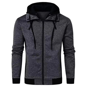 Sweat-shirts à capuche oversize personnalisés pour hommes, style streetwear, respirants, unis, pour l'hiver - Product Image 2