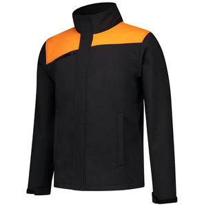 Solid Stand Collar Blank Formal Autumn Woolen Retro Track Jacket Unisex Custom Embroidery Pullover Softshell OEM Service - Product Image 3