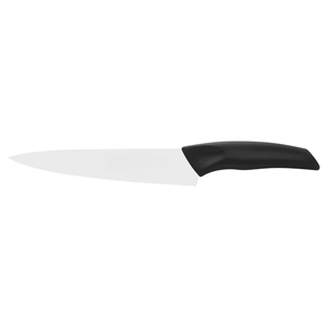 Couteaux de chef avec manche ergonomique noir profilé et lame en acier inoxydable pour la cuisine quotidienne, la découpe des légumes et des aliments - Product Image 1