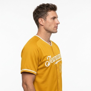 Camiseta de Béisbol al por Mayor con Logotipo Bordado, Uniforme Deportivo Unisex de Manga Corta, Malla de Poliéster, Uniforme de Béisbol 3D - Product Image 5