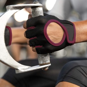 Direct Factory Wholesale Half Finger Weightlifting Gloves With Wrist Support Non Slip Fitness Gym Gloves For Men Women Training - Product Image 3