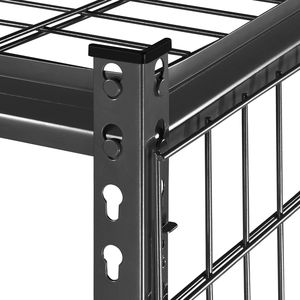 Scaffali di Stoccaggio a 4 Ripiani per Carichi Pesanti da 2400 Libbre, 50,8 cm di Profondità x 101,6 cm di Larghezza x 152,4 cm di Altezza, Scaffalature Industriali in Metallo per Garage, Scaffalature Regolabili per Garage - Product Image 3