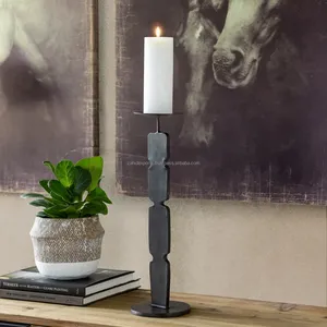 Wholesale Trending Gold Iron Handmade <b>Candlestick</b> <b>Holder</b> for Christmas Home Decoration Retail Online Sellers Zahid Exports India - Product Image 3