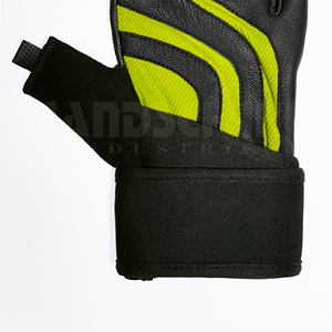 Custom Logo Design Weightlifting <b>Gloves</b> Hand Grips Buckle Closure Half Finger Anti-Slip PU Material Gym Training Exercise - Product Image 6
