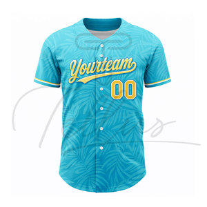 Uniforme de Béisbol Personalizado con Logotipo Impreso, Transpirable, de Manga Corta y Tallas Grandes para Hombre - Ropa de Equipo Más Vendida - Product Image 1