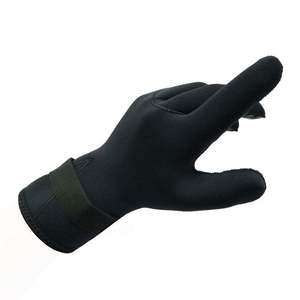 Gants de plongée et de pêche tendance en néoprène noir fin 3 mm antidérapants et imperméables pour la natation et la plongée avec tuba - Product Image 2