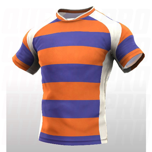 เสื้อรักบี้ผู้ชายไซส์ใหญ่ ระบายอากาศได้ดี เป็นมิตรกับสิ่งแวดล้อม แห้งเร็ว ผลิตโดยผู้ผลิตที่ดี  รับผลิตตามแบบ  ผ้าโพลีเอสเตอร์ 100% - Product Image 5
