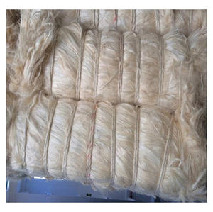Fibre de sisal 100% naturelle / Fournisseur d'usine de fibres de sisal brutes, corde en fibre de sisal en vente à prix avantageux - Product Image 1