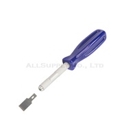 Outils de réparation de pare-brise automobile AllSupply : Lame de raclage SK5/SK2 et manche – Outil d'entretien automobile pour le dégrossissage