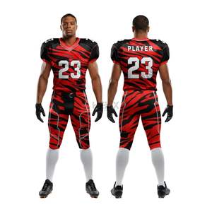 Uniformes Clásicos de Fútbol Americano con MOQ Bajo, Color Sólido, Costuras en Contraste, Costuras Reforzadas, Conjuntos de Equipación Personalizados para Equipos - Product Image 5