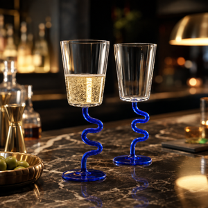 Verres à cocktail transparents en borosilicate faits à la main de 250 ml, sans plomb, coupe Martini, verres à Margarita, verrerie de bar réutilisable en gros - Product Image 6
