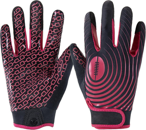 Guantes de Fútbol Americano Profesionales Personalizados al por Mayor, Guantes de Fútbol Americano para Jóvenes 2026, Antideslizantes, con Protección UV, Unisex - Product Image 3