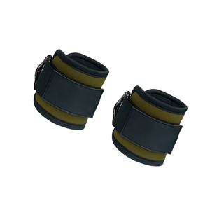 Sangles de cheville réglables et respirantes en nylon unisexe avec logo personnalisé pour machines à câble – Soutien du pied pour l'entraînement - Product Image 1
