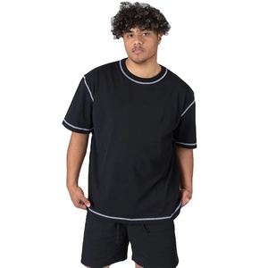 Ensemble de survêtement respirant unisexe en coton 100 % pour l'automne, ensemble 2 pièces streetwear antistatique avec taille élastique, designs OEM - Product Image 1
