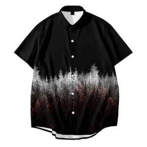 <b>Men</b> Breathable Eco-Friendly Quick Dry <b>Shirt</b> Short Sleeve Hawaii Sublimation Print <b>Beach</b> Casual Button Summer Colorful High <b>Shirt</b> - Product Image 2