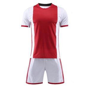 Maillots de football bleus classiques personnalisés en gros pour hommes et jeunes - Product Image 3