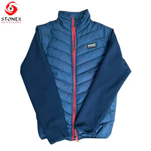 Chaqueta Acolchada Unisex de Alta Calidad con Logotipo Personalizado OEM, Cuello Redondo, Invierno, Ecológica, Impermeable, 100% Poliéster, Posición del Logotipo Personalizada - Product Image 1