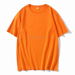 2025 100% algodón precio hombres ajuste suelto hip hop caída hombro unisex de gran tamaño correr algodón orgánico línea larga camisetas impresas - Product Image 3