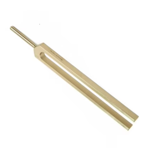 SWISHER INTERNATIONAL Brass Weighted 110Hz Therapeutic Tuning Fork Stomach Therapy Sound Healing Vibrational <b>Massage</b> <b>Tool</b> Manual - Product Image 1