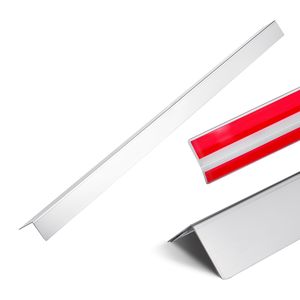 Confezione da 10 Protezioni Angolari in Acciaio Inox 304, 2 x 2 x 48 Pollici, Protezioni per Bordi a 90 Gradi, Finiture Metalliche per Angoli di Pareti - Product Image 1