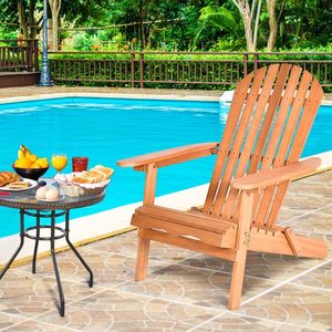 Chaise longue pliable en bois d'eucalyptus pour jardin extérieur - Product Image 2