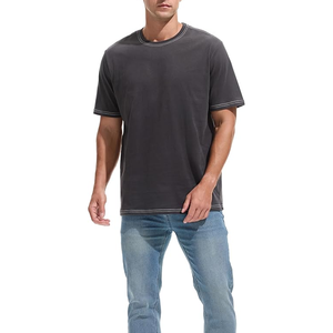 T-shirts de fitness pour hommes style urbain à col rond et manches courtes, respirants pour l'été, 100 % coton, écologiques, anti-plis, séchage rapide - Product Image 6