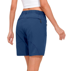 Shorts de bain décontractés sublimés en polyester souple pour femmes et jeunes filles – Shorts élégants et polyvalents à taille haute pour femmes - Product Image 2