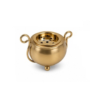 Copper Incense <b>Burner</b> with Dual Handles Aromatherapy Diffuser <b>for</b> Home Decor - Product Image 6