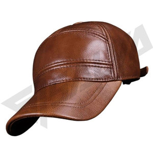 หมวกแก๊ปหนังวัวแท้สำหรับเล่นกีฬาดีไซน์คลาสสิกออกแบบได้ตามที่ต้องการ - Product Image 5