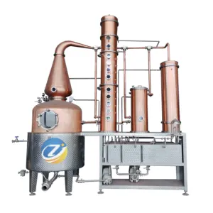 ZJD1000L, equipo de destilería de alcohol artesanal, whisky, brandy, licor, vino, destilería, Gin, máquina para hacer vodka