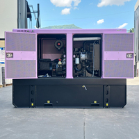 Generadores Diésel Silenciosos de Alta Potencia de 30/40/50/60/70/80KVA, 220/380V, 4 Tiempos, Generador de Energía de Reserva Industrial, Tanque de Combustible Personalizado