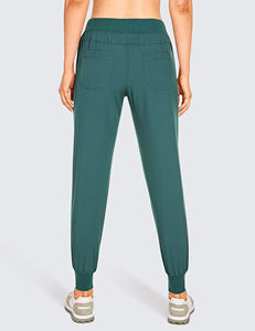 Pantalon en molleton respirant pour femme, coupe droite, rayé, dernières créations OEM - Product Image 6