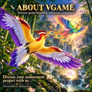 Kit de jeu d'arcade VGAME Queen Phoenix Pearl Classic 2.1 avec logiciel de jeu et interface E/S de deuxième génération - Product Image 5