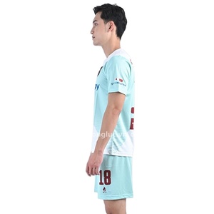 Kit de fútbol personalizado para adultos con sublimación a todo color, camisetas de fútbol, pantalones cortos, conjunto de logotipo de marca personalizado, uniforme 100% poliéster - Product Image 1