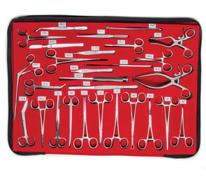 Instruments chirurgicaux vétérinaires réutilisables pour chiens, en acier inoxydable de haute qualité, ensemble d'instruments de chirurgie générale manuels pour cliniques vétérinaires - Product Image 4
