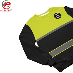 Sweat-shirt à col rond réfléchissant haute visibilité pour hommes et femmes, en polaire, hiver 2026, prix abordable, vente en gros - Product Image 5