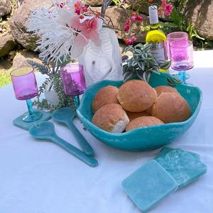 Bol à salade en résine de qualité supérieure, aux couleurs optimales et personnalisable, adapté aux aliments et idéal pour servir. - Product Image 4