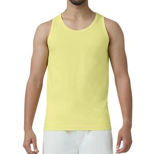 Custom Printed Men's Tank Top Ribbed Cotton Sleeveless Gym <b>Stringer</b> <b>Vest</b> Breathable Lightweight Tank Top - Product Image 1