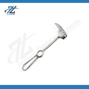 เครื่องมือถ่างกล้ามเนื้อแบบสแตนเลสสำหรับศัลยกรรมกระดูกและข้อ ยี่ห้อ Israel Retractor สำหรับการถ่างกล้ามเนื้อชั้นลึก ใช้ในโรงพยาบาลและคลินิก ประเทศปากีสถาน - Product Image 2