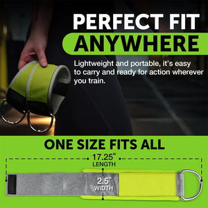 Poids de cheville ajustables pour la perte de poids, unisexe, en néoprène et acier inoxydable, pour une tenue décontractée et un entraînement efficace. - Product Image 3