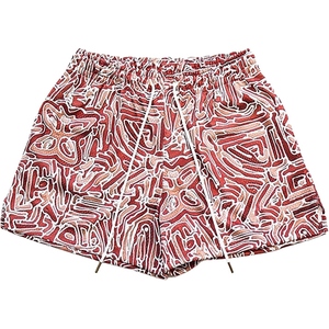 <b>Men</b> Solid Satin Eco-Friendly Sublimated Design Quick Dry Running Training Gym Casual Athletic <b>Shorts</b> - Product Image 3